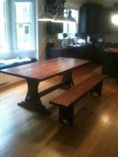 Trestle Table And Bench Dining Table Table Inspiration Table