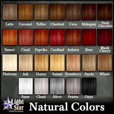 Shades Of Red Hair Chart Google Search Hair Color Names