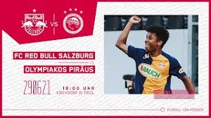 Rb lipsk stał się piątym piłkarskim zespołem posiadanym przez red bull, po red bull salzburg w austrii, new york red bulls w stanach zjednoczonych, red bull brasil w brazylii i red bull ghana w ghanie. Live Testspiel Fc Red Bull Salzburg Vs Olympiakos Piraus Youtube