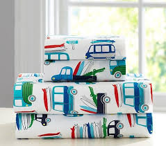 Retro Surf Van Sheet Set Pillowcases Surf Room Boys Room Design Surf Bedroom