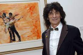 Ronnie wood original painting garden pencil and watercolour, signed, 30 by 24 cm item: Who Cares What Critics Think Of Ronnie Wood S Art