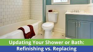 Overall, it's better than refinishing that uses a thinner coating that cracks easily. Updating Your Shower Or Bath Refinishing Vs Replacing Quality Craftsmen
