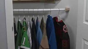 To install a closet rod, all you need is a rod, rod sockets, screws, a basic tool kit, and a handsaw. How To Install A Closet Rod On An Angled Wall Youtube