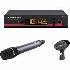 To turn on the microphone, open the battery compartment door and press the on/off button. Sennheiser Ew 100 G2 Force Production Rental Equipment For Events