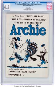 27 june 2021, 21:34 cest. Archie Your Official Store Club Magazine Nn Archie 1948 Cgc Fn Lot 14335 Heritage Auctions