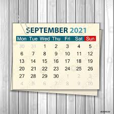 Septiembre de 2021 calendario gratis en español. Calendario Septiembre 2021 Sobre Madera Vector De Stock Crushpixel