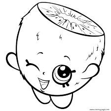 Print Cute Cartoon Kiwi To Color Shopkins Season 3 Coloring Pages Shopkin Coloring Pages Shopkins Colouring Pages Coloring Pages