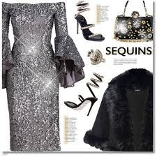Milly Off The Shoulder Sequined Cocktail Dress Dresses Dressy Outfits Fashion