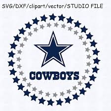 Dallas Cowboys Circle Logo Svg Dallas Cowboys Logo Dxf Dallas Cowboys Logo Dallas Cowboys Clipart Dallas Cowboys
