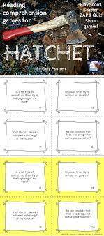 Hatchet Reading Comprehension Skills Games 4 In 1 Reading Comprehension Skills Reading Comprehension Comprehension Skill
