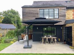 East london parasol company tracy round bamboo parasol. Poggesi Toscana Large Cantilever Garden Parasol
