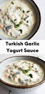 Mediterranean Garlic Yogurt Sauce With Carrot And Eggplant Recipe In 2020 Vegetarian Recipes Lunch Tasty Yogurt Garlic Yogurt Sauce Recipe