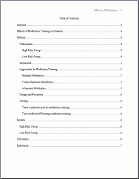 The publication manual of the american psychological association, seventh edition is the official source for apa style. Apa Format Research Paper Table Of Contents