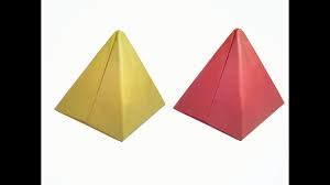 How To Make Paper Pyramid Very Easy Diy Crafts