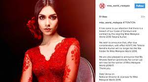 Being in the beauty pageant since in 2016 , my diet routine has always been on a yoyo diet , but thanks to beverly wilshire i finally found a solution to my weight problem. Miss World Malaysia Winner Speaks Out After Being Stripped Of Her Title World Of Buzz