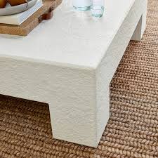 The silicone bottom prevents it from slipping on countertops while the lid prevents spills. Matte White Square Coffee Table Williams Sonoma