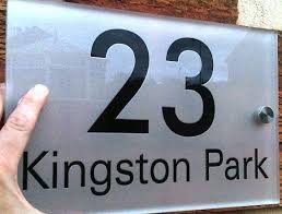 Door Number And Name Plaque Bespoke Custom Made By Mulberryprint 14 00 Door Plaques Name Plaques Wayfinding Signage