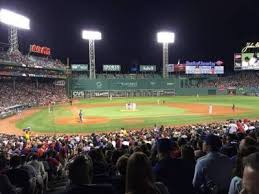 fenway park section grandstand 17 row 1 seat 24