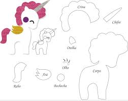 Molde De Unicornio Para Imprimir Feltro Eva Papel ¿buscas inspiración para imprimir cosas en 3d? molde de unicornio para imprimir