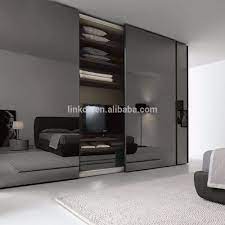 If you want your room to appear a bit wider, you may also replace a regular bathroom door with a mirrored barn door. Miroir Noir Design Simple Haut De Gamme Chambre Armoire Faite En Chine Https App Alibaba Com Dyn Wardrobe Design Bedroom Bedroom Closet Design Closet Designs