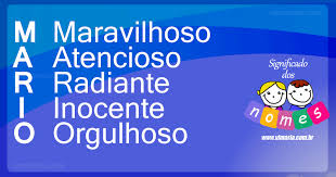 Significado Do Nome Mario E Sua Numerologia