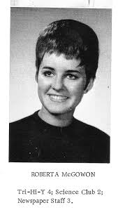 Roberta McGowan was a senior in 1970