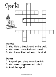 Maybe you would like to learn more about one of these? 6 Best Images Of Sport Crossword Printable Printable Sports Crossword Puzzles Easy Sports Cros Sports Crossword Sports Worksheets For Kids Crossword Puzzles