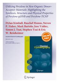 PDF) Utilizing Perylene in New Organic Donor–Acceptor Materials:  Highlighting the Synthesis, Structure and Physical Properties of  Perylene-pDNB and Perylene-TCNP