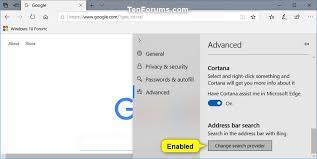 31+ listen von how to change from bing to goole? Enable Or Disable Change Search Engine In Microsoft Edge In Windows 10 Tutorials