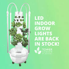 Grow lights bring sunshine indoors. Tower Garden Videos Facebook