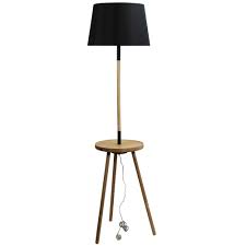 Light up your home in style with a sleek and elegant floor lamp. Zander Lighting Toft Wooden Floor Lamp With Usb Reviews Temple Webster