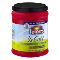 Folgers Coffee Half Caff Classic Roast Medium 10 8oz Can Or