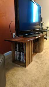 50 Creative Diy Tv Stand Ideas For Your Room Interior Crate Tv Stand Diy Tv Stand Crate Bookshelf