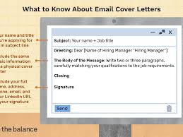 Sample Email Cover Letter Message For A Hiring Manager