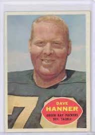 1960 Topps Dave Hanner Green Bay Packers #59 Football Card for sale online