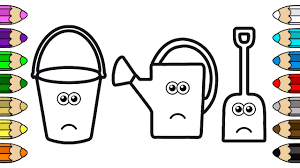 Select from 35429 printable coloring pages of cartoons, animals, nature, bible and many more. Coloring For Baby With Crying Sandbox Toys Colouring Pages For Kids Youtube