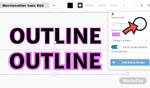 Thanks for letting us know! Stroke Text How To Make Text With Stroke Online Mockofun