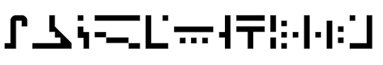 This translator translates english to the standard galactic alphabet (secrets in the commander keen series / the language in the minecraft enchantment table) Minecraft Enchantment Regular Free Font What Font Is