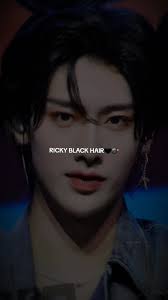 RICKY BLACK HAIR #ricky #rickyzb1 #rickyshen #zerobaseone #zb1