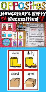 Enjoy This Fun Way To Teach Opposites This Vocabulary Resource Can Be Used In A Variety Of Ways For Kindergarten F Ell Activities Vocabulary Esl Vocabulary