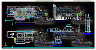 Autocad A Project Dwg Mosque Archi New Free Dwg File Blocks Cad Autocad Architecture Archi New 3d Dwg Free Dwg File Blocks Cad Autocad Architecture