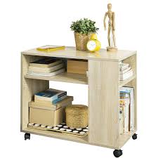 The remarkable point about that furniture piece is its flexibility. Sobuy Side Table With Storage Shelves