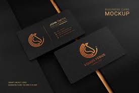 Embossed & debossed business cards. Premium Psd Luxury Business Card Logo Mockup With Foil Debossed Effect