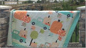 Patchwork quilts are enchanting to look at, to own and to create. Vintage Fall Quilt Pattern Confessions Of A Homeschooler
