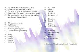 Acrostic poem examples and resources for writing an acrostic poem. Acrostic Music Poem Challenge Plymouth Music Zone