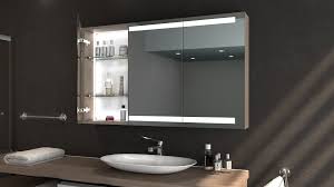 Der schrank ist 220cm hoch 100 cm breit und 50 cm tief. Spiegelschrank Mit Led Beleuchtung Aurelia Glaswerk24