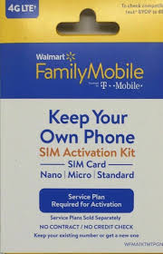 Buy products such as tracfone $25 smartphone unlimited 30 days plan (email delivery) at walmart and save. 1 Walmart Family Mobile Sim Card Starter Kit By T Mobile No Contract For Sale Online Ebay