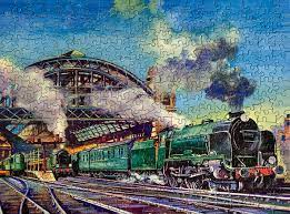 While artwork, piece size, and. Railway Jigsaw Puzzles Uk For Sale Off 76
