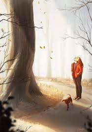 Illustrator Yaoyao Ma Van As Perfectly Captures The Happiness Of Living Alone Art Animation Art Girl And Dog