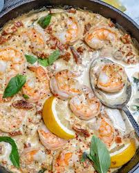 The presence of frost you can also find unpeeled, deveined shrimp, perfect to be marinated and cooked on the barbecue. Creamy Garlic Tuscan Shrimp Recipe Video Healthy Fitness Meals